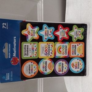 3 Sets of Stickers, Motivators, Bubble, Repostionable